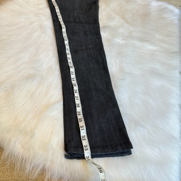 Frankie Morello Jeans Slim Straight Leg Gold Skull Crossbones Streetwear Size 28 - Picture 15 of 16